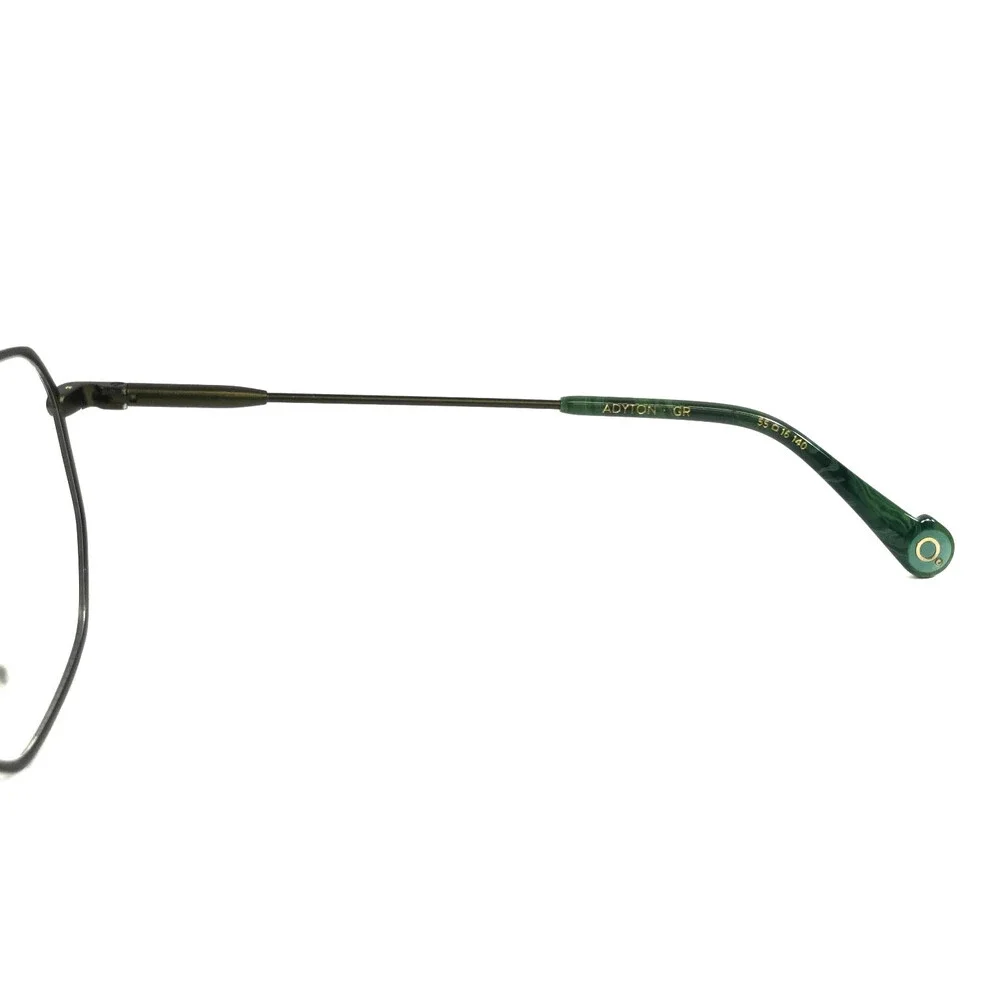 Etnia Barcelona Eyeglasses Frames ADYTON GR Green Aviator Wire Rim 55-16-140